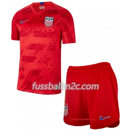 Fußballtrikots USA Kinder Auswärts Trikotsatz 2019